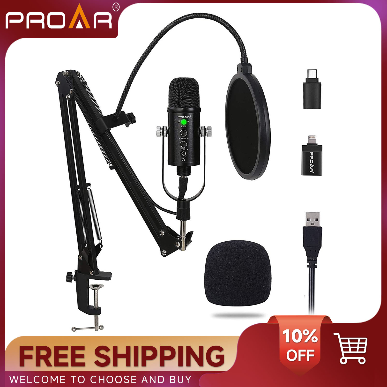 Pc Gaming Youtubers - BM86 USB-Kondensatormikrofon PC Gaming Podcast Streaming