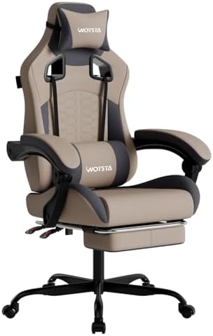 Pc Gaming Chair - Gaming-Stuhl mit Massage, Ergonomischer PC-Gaming-Stuhl mit
