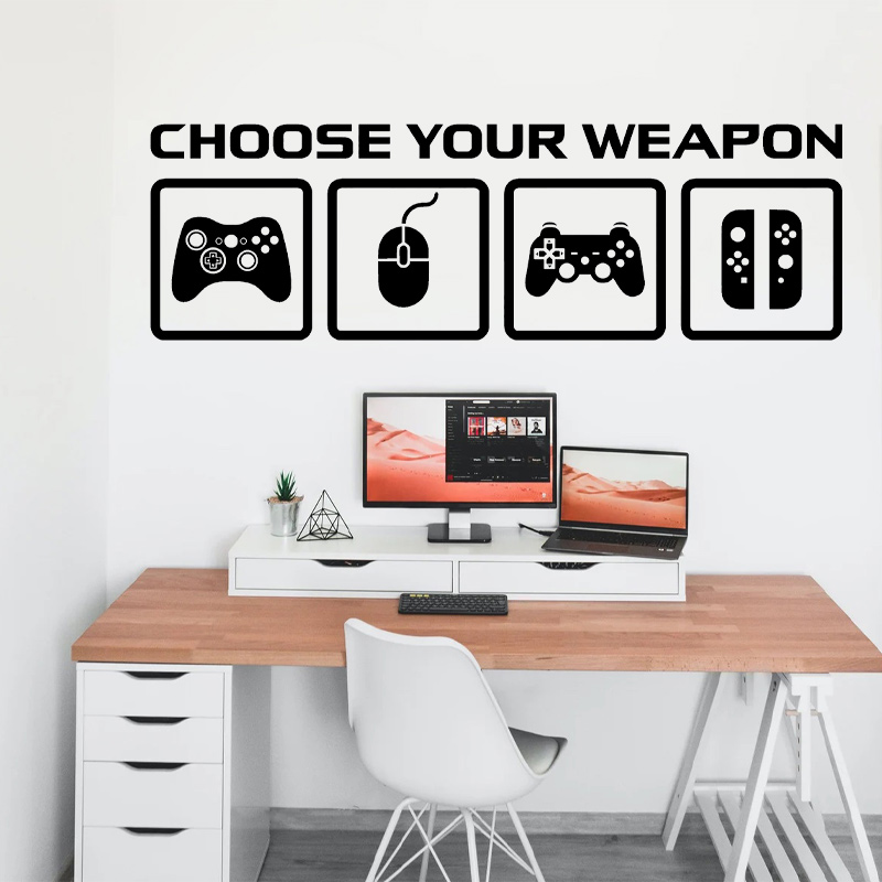 Pc Gaming Quotes - Video Spiel Decor Wand Aufkleber Wählen