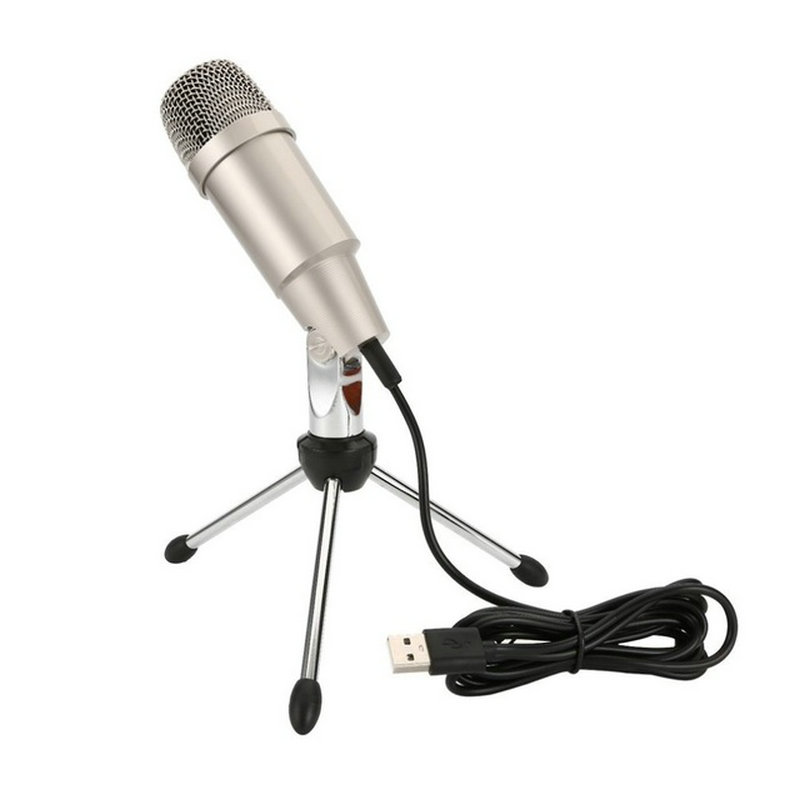 Pc Gaming Youtubers - Professionelles USB-Kondensatormikrofon, kabelgebundene Metallmikrofone für PC,