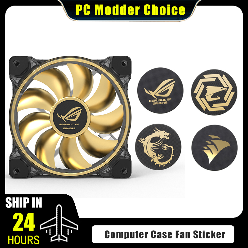 Pc Gaming Quotes - Computergehäuse-Lüfter-Logo-Aufkleber, ROG MSI AORUS Corsair Label