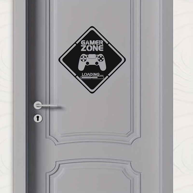 Pc Gaming Quotes - 1 Stück Gamer Zone Tür Aufkleber