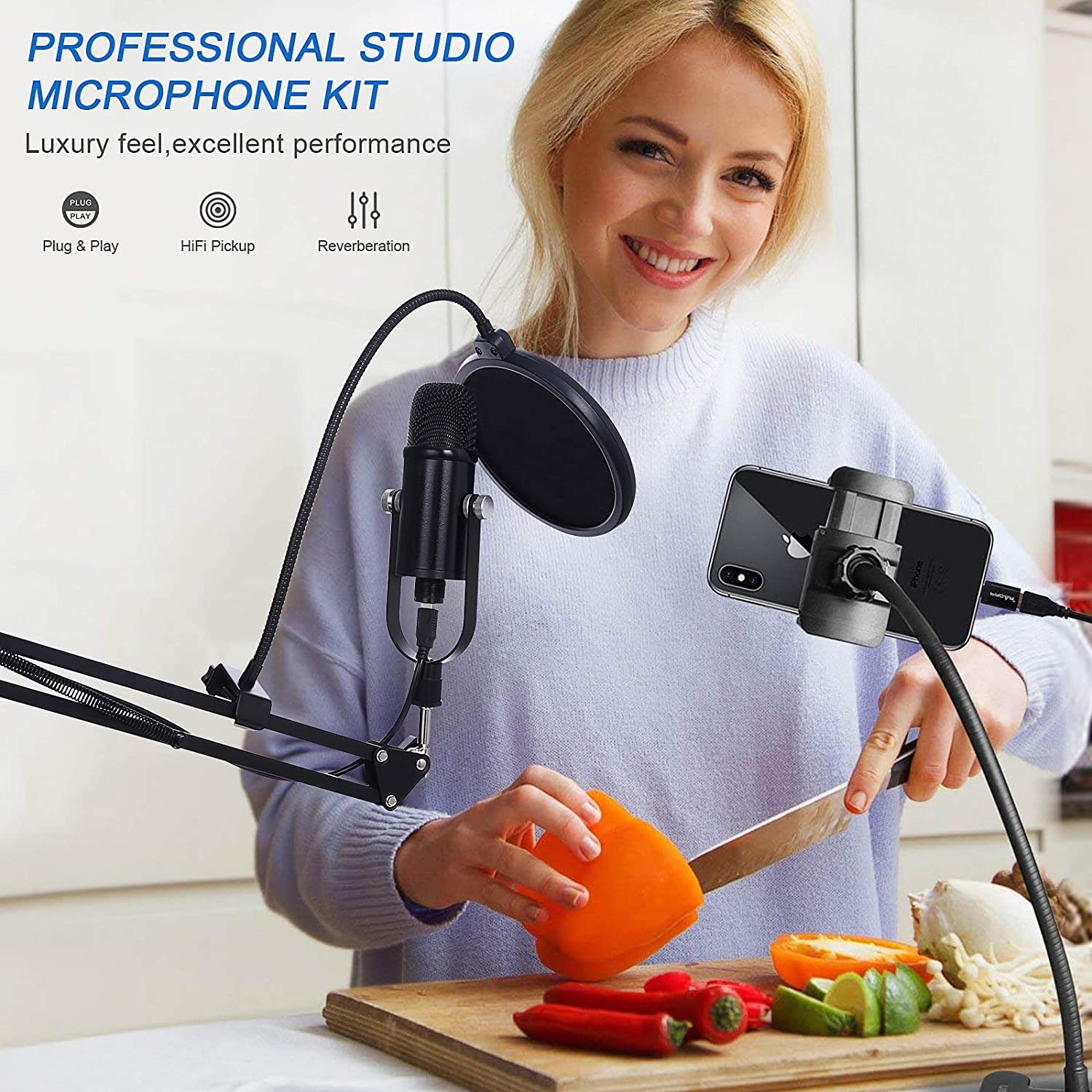 BM86 USB-Kondensatormikrofon P – Pc Gaming Youtubers Bewertung und Preis