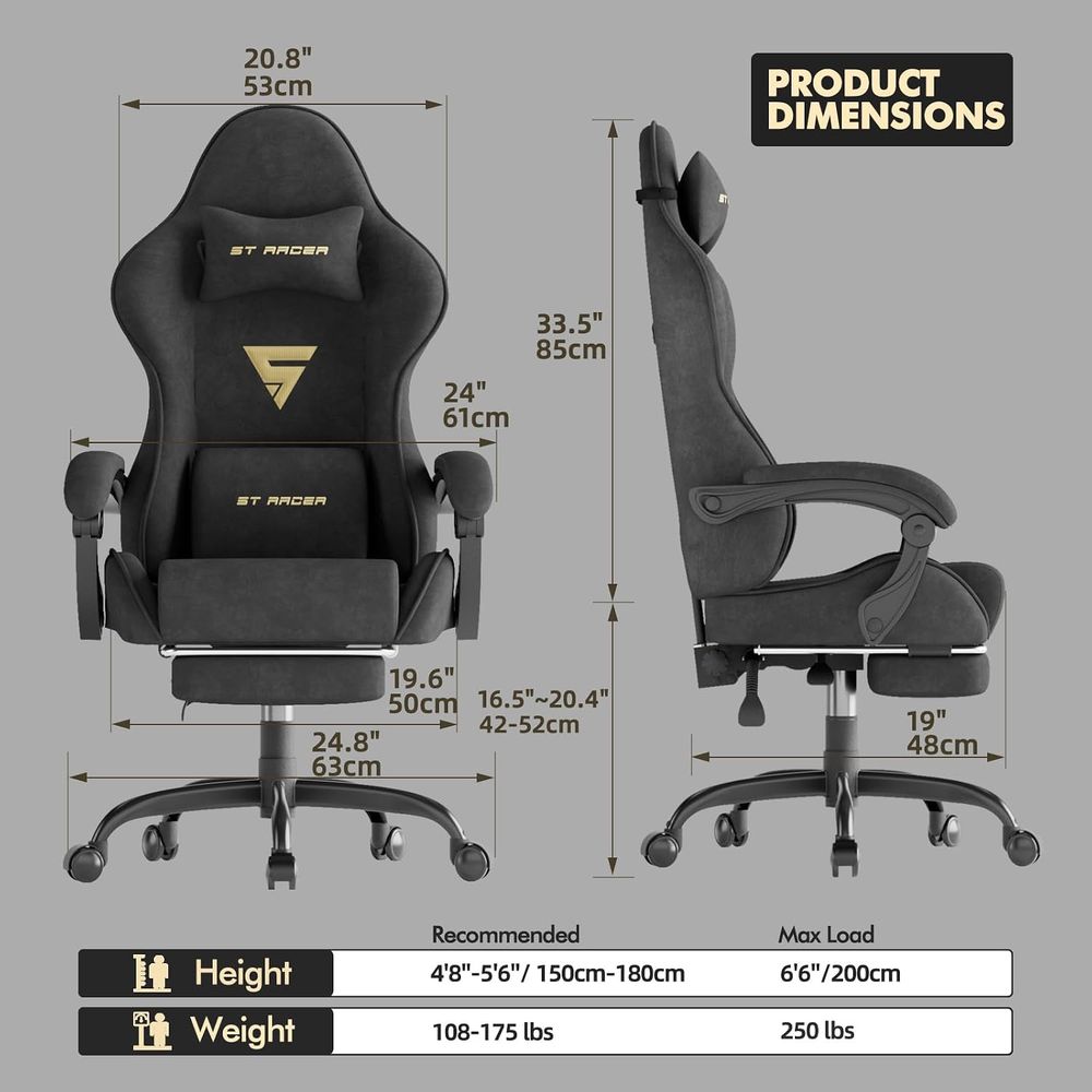 Ergonomischer Gaming-Stuhl aus – Pc Gaming Chair Bewertung und Preis