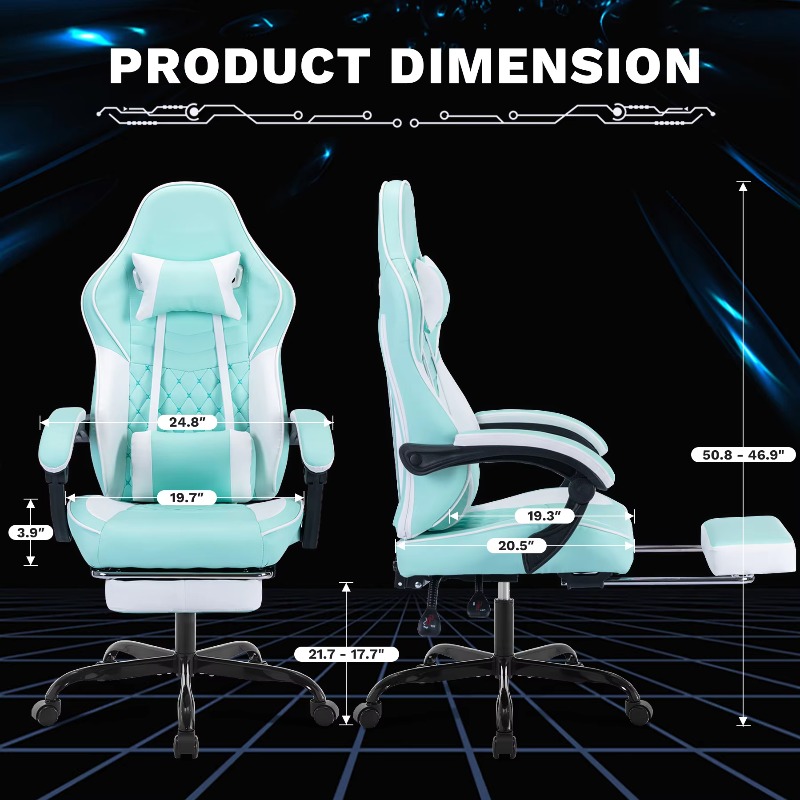 Gaming-Stuhl mit Massagefunkti – Pc Gaming Chair Bewertung und Preis