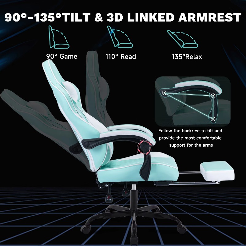 Gaming-Stuhl mit Massagefunkti – Pc Gaming Chair Bewertung und Preis